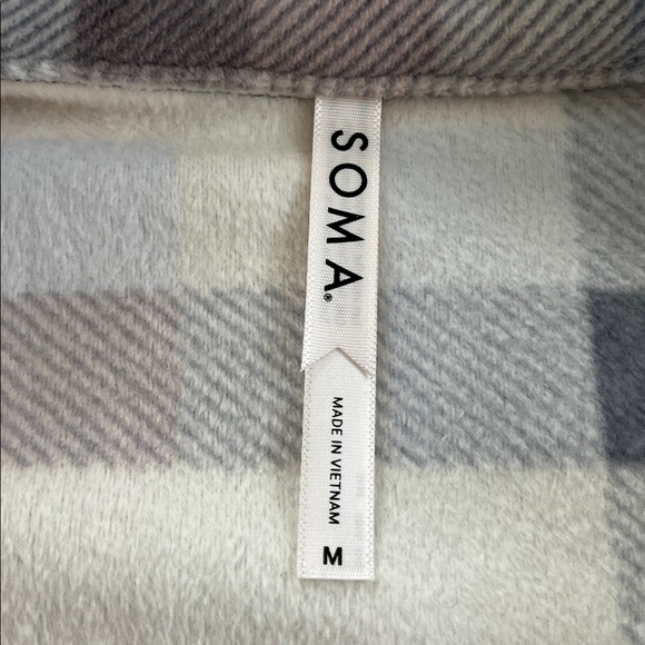 Soma Soft Plaid Flannel Pajamas Sz M NWT - Picture 3 of 13